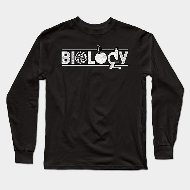 Science Retro Biologist Scientist Biology Long Sleeve T-Shirt by shirtsyoulike